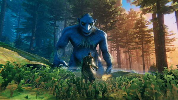 Battle with Valheim Ogre