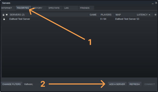 Steam favorites
