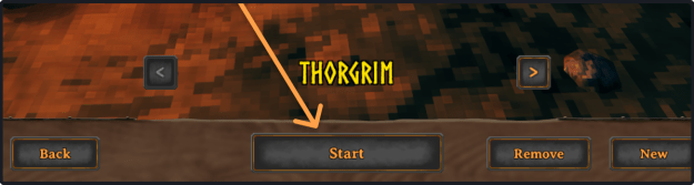 Valheim start game
